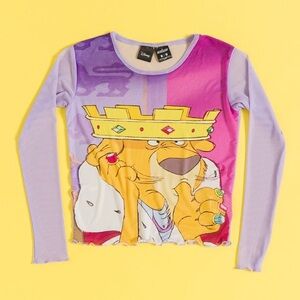 Women's Disney Villains Prince John Mesh Top from Cakeworthy Size XS/S NWT